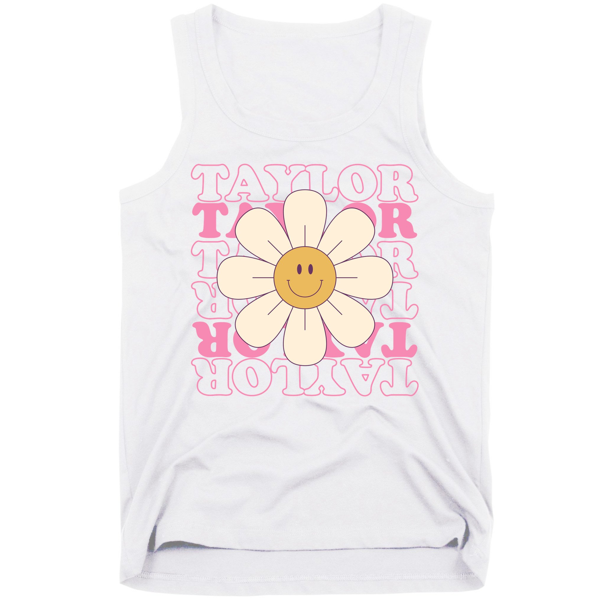 Taylor Groovy Sunflower Retro Tank Top