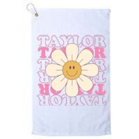 Taylor Groovy Sunflower Retro Platinum Collection Golf Towel