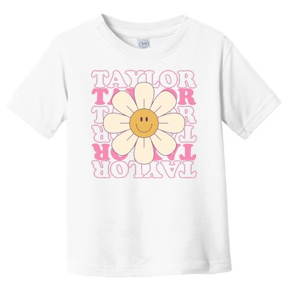 Taylor Groovy Sunflower Retro Toddler T-Shirt