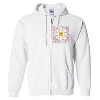 Taylor Groovy Sunflower Retro Full Zip Hoodie