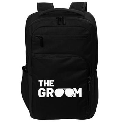 The Groom Squat Bachelor Supplies Party Wedding Impact Tech Backpack