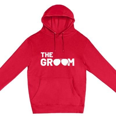 The Groom Squat Bachelor Supplies Party Wedding Premium Pullover Hoodie