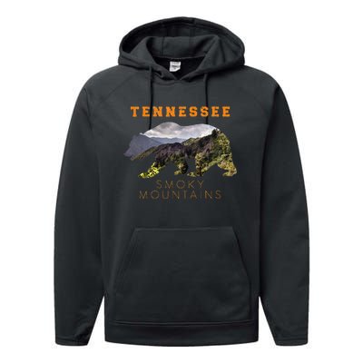 Tennessee Great Smoky Mountains Performance Fleece Hoodie