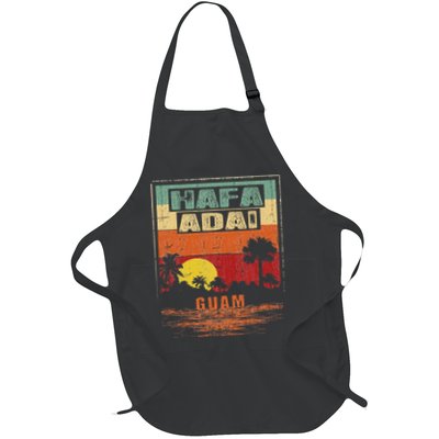 Tropical Guam Seal Hafa Adai Guam Apron