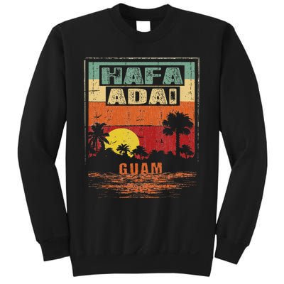 Tropical Guam Seal Hafa Adai Guam Sweatshirt