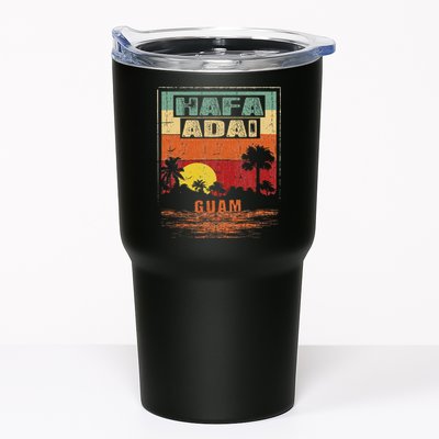 Tropical Guam Seal Hafa Adai Guam Tumbler