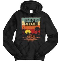 Tropical Guam Seal Hafa Adai Guam Tie Dye Hoodie