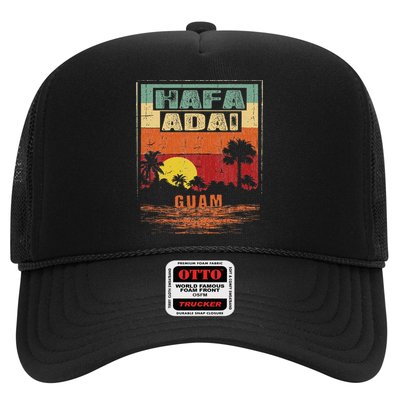 Tropical Guam Seal Hafa Adai Guam Trucker Hat