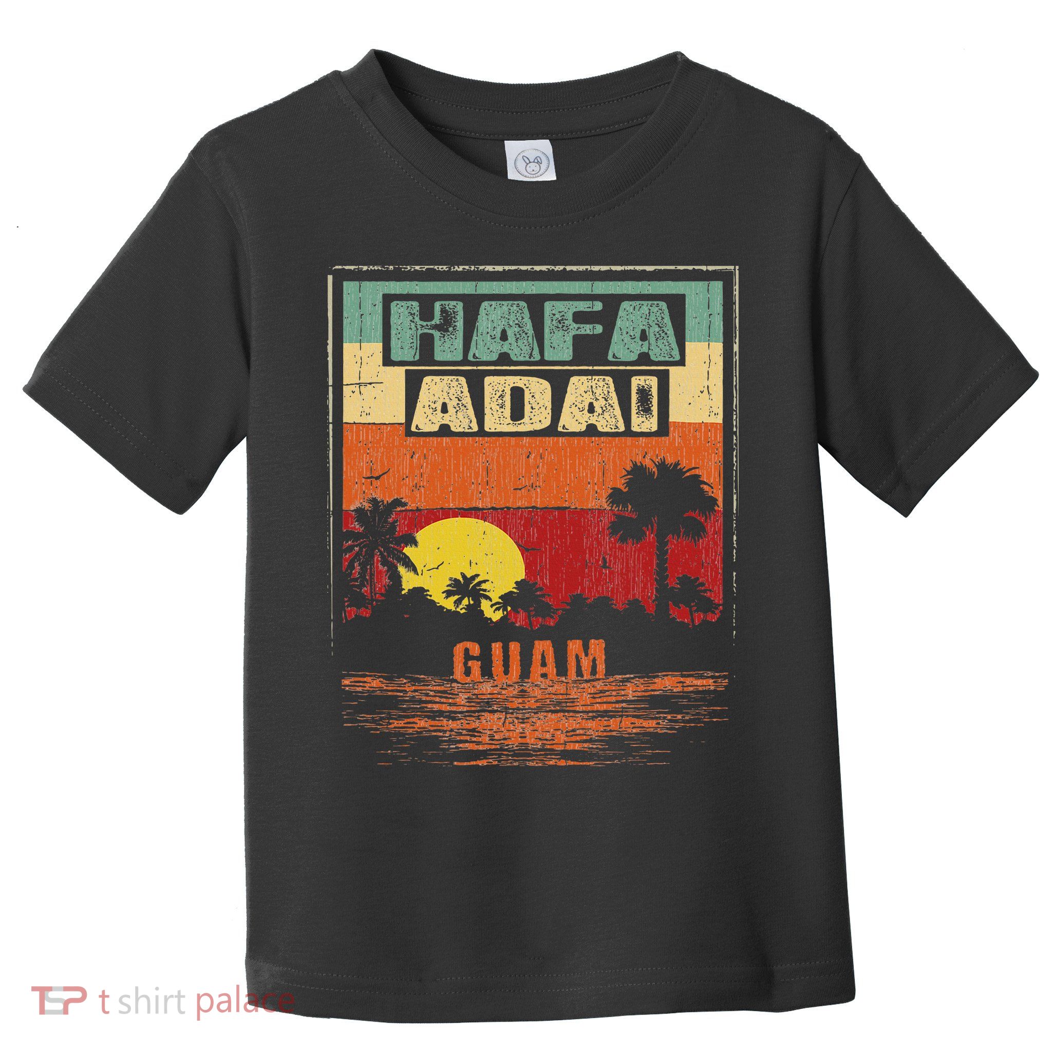 Tropical Guam Seal Hafa Adai Guam Toddler T-Shirt