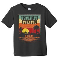 Tropical Guam Seal Hafa Adai Guam Toddler T-Shirt