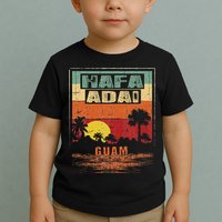 Tropical Guam Seal Hafa Adai Guam Toddler T-Shirt