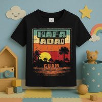 Tropical Guam Seal Hafa Adai Guam Toddler T-Shirt