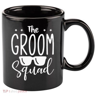 The Groom Squad Wedding Grooms 11oz C Handle Ceramic Mug