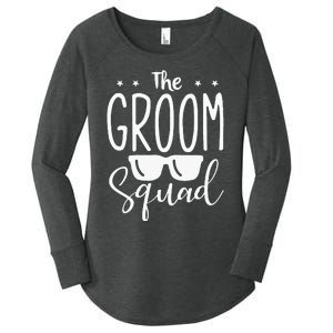 The Groom Squad Wedding Grooms Women's Perfect Tri Tunic Long Sleeve Shirt