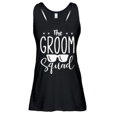 The Groom Squad Wedding Grooms Ladies Essential Flowy Tank