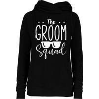 The Groom Squad Wedding Grooms Womens Funnel Neck Pullover Hood