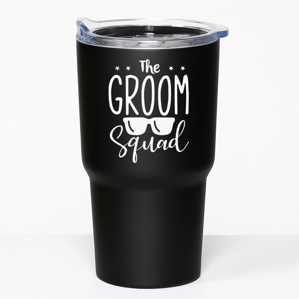 The Groom Squad Wedding Grooms Tumbler