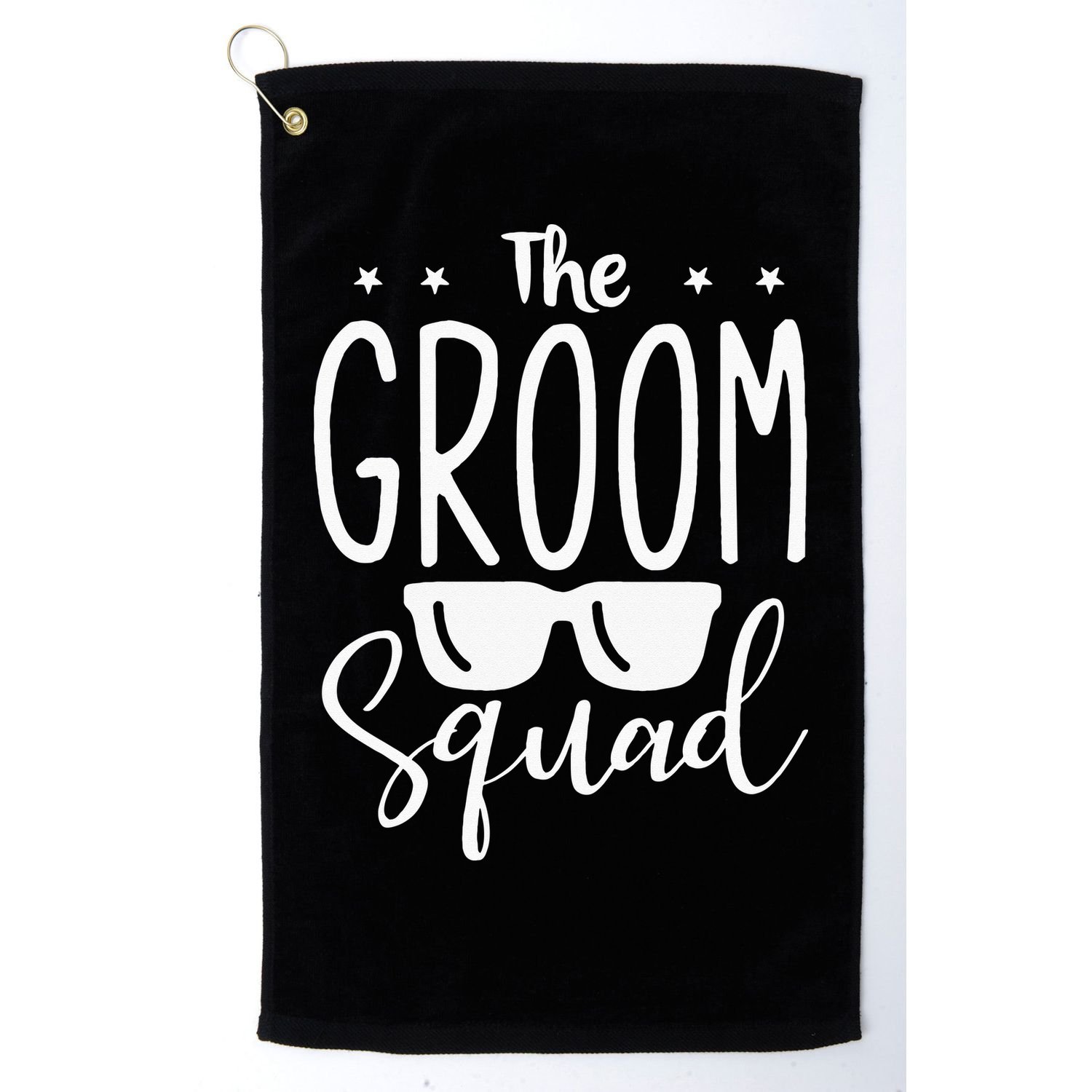 The Groom Squad Wedding Grooms Golf Towel
