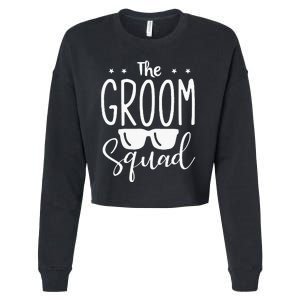 The Groom Squad Wedding Grooms Cropped Pullover Crew