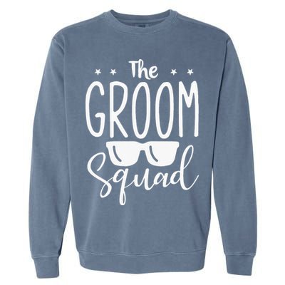 The Groom Squad Wedding Grooms Garment-Dyed Sweatshirt