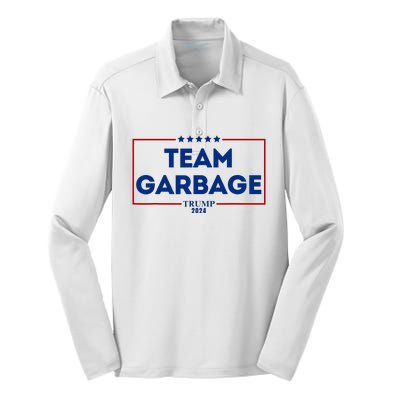 Team Garbage Silk Touch Performance Long Sleeve Polo