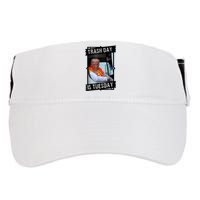 Trump Garbage Truck Trash Day Is Tuesday Adult Drive Performance Visor