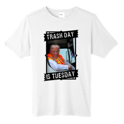 Trump Garbage Truck Trash Day Is Tuesday Tall Fusion ChromaSoft Performance T-Shirt