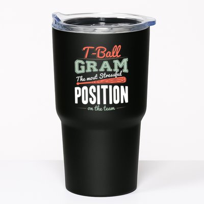 T-ball Gram The Most Stressful Position On The Team Grandma Tumbler