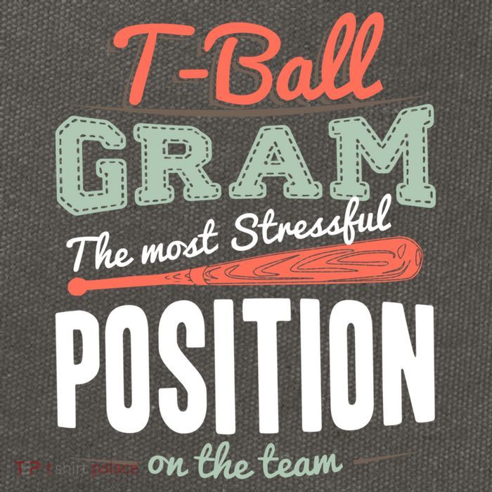 T-ball Gram The Most Stressful Position On The Team Grandma Cotton Canvas Backpack