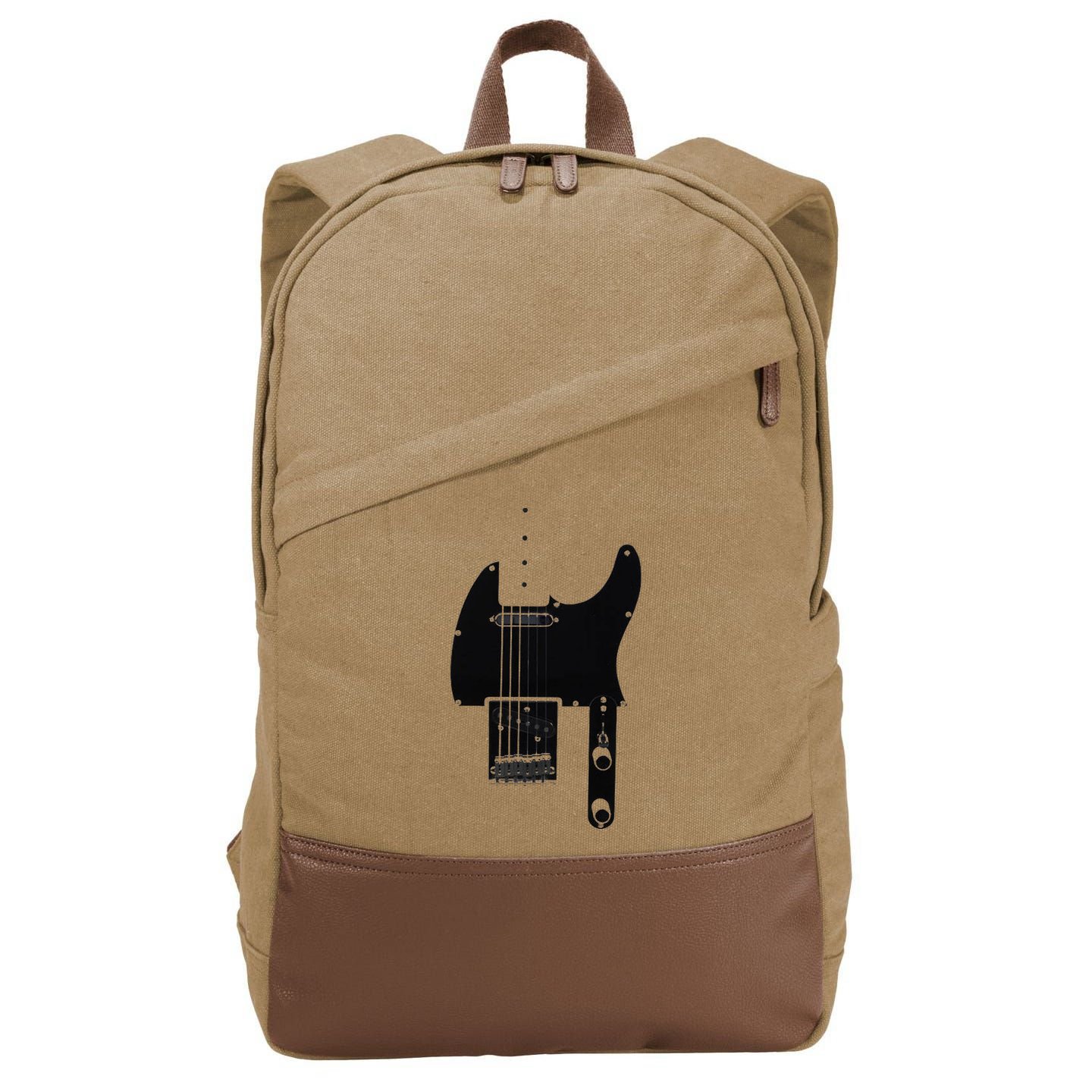 Telecaster Guitar Cotton Canvas Backpack