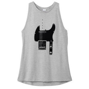 Telecaster Guitar Ladies PosiCharge Tri-Blend Wicking Tank