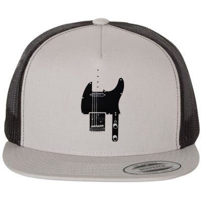 Telecaster Guitar Flat Bill Trucker Hat