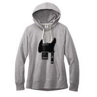 Telecaster Guitar Women's Fleece Hoodie