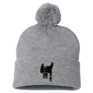 Telecaster Guitar Pom Pom 12in Knit Beanie