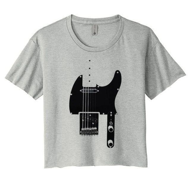 Telecaster Guitar Crop Top
