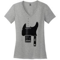 Telecaster Guitar Women's V-Neck T-Shirt