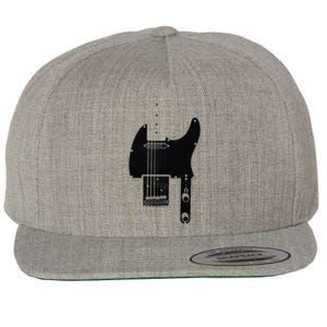 Telecaster Guitar Wool Snapback Cap