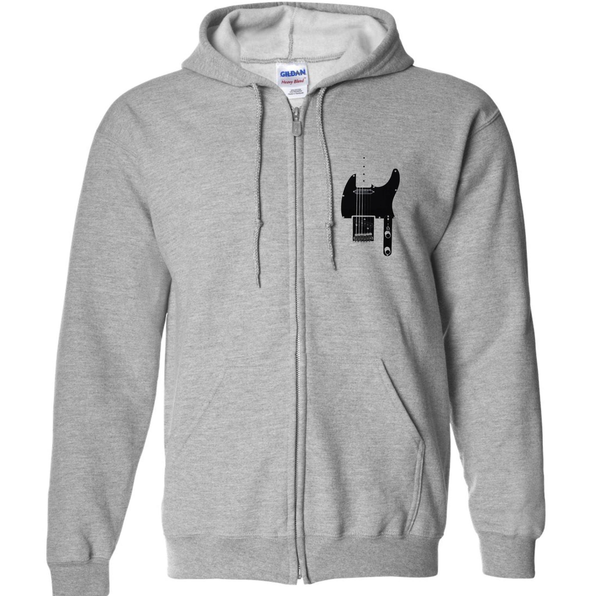 Telecaster Guitar Full Zip Hoodie