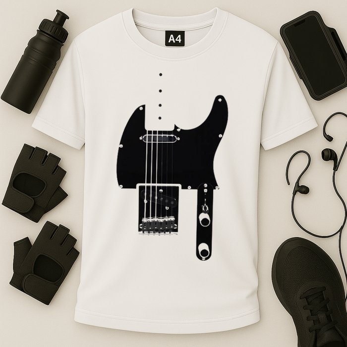 Telecaster Guitar Cooling Performance Crew T-Shirt