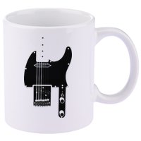 Telecaster Guitar 11oz C Handle Ceramic Mug