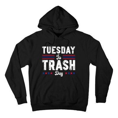 Trump Garbage Truck Trash Day Is Tuesday Garbage Man Hoodie