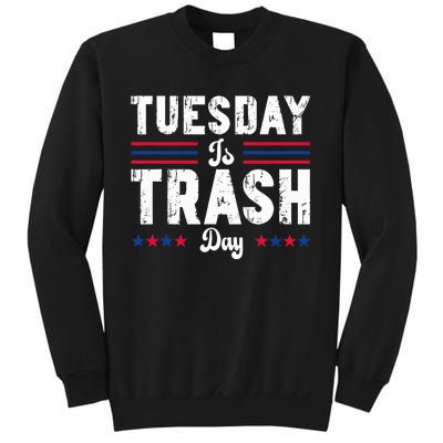 Trump Garbage Truck Trash Day Is Tuesday Garbage Man Sweatshirt