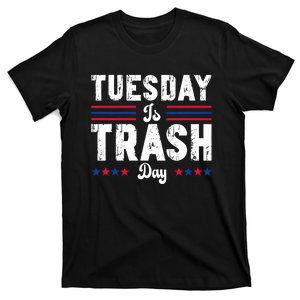 Trump Garbage Truck Trash Day Is Tuesday Garbage Man T-Shirt