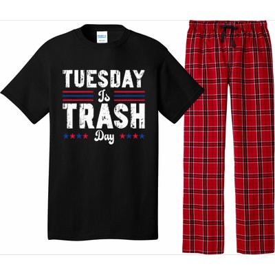 Trump Garbage Truck Trash Day Is Tuesday Garbage Man Pajama Set