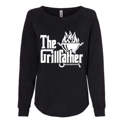 The Grillfather Tee Bbq Lover Summer Gift Womens California Wash Sweatshirt