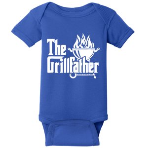 The Grillfather Tee Bbq Lover Summer Gift Baby Bodysuit