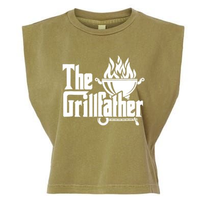 The Grillfather Tee Bbq Lover Summer Gift Garment-Dyed Women's Muscle Tee