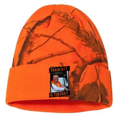 Trump Garbage Truck Trash Day Is Tuesday Kati Licensed 12" Camo Beanie