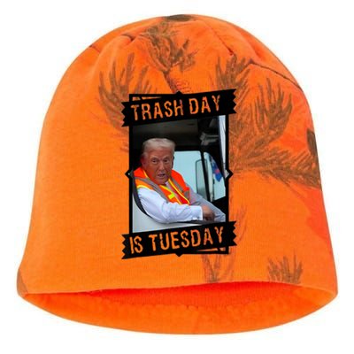 Trump Garbage Truck Trash Day Is Tuesday Kati - Camo Knit Beanie