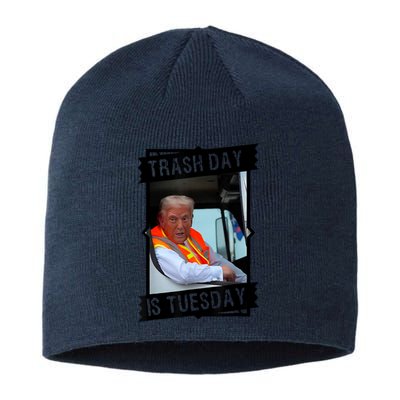 Trump Garbage Truck Trash Day Is Tuesday Sustainable Beanie